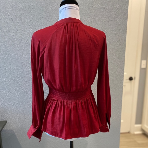 New Banana Republic Poplin Blouse NWOT - Picture 2 of 10